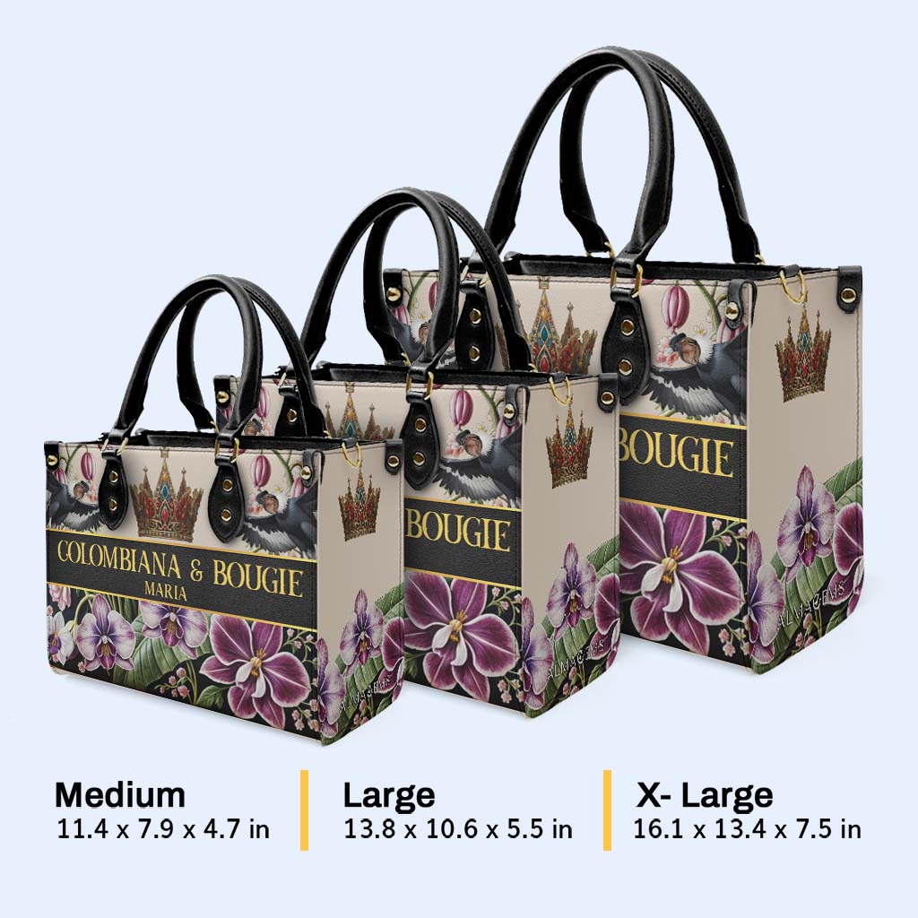 COLOMBIANA & BOUGIE - Bolso de mano personalizado en piel - LA045_HB
