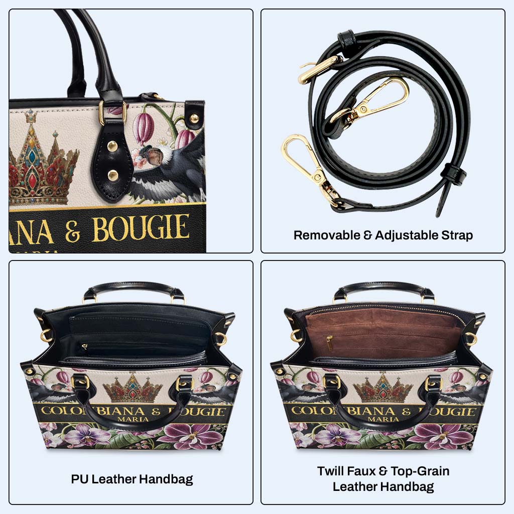 COLOMBIANA & BOUGIE - Bolso de mano personalizado en piel - LA045_HB