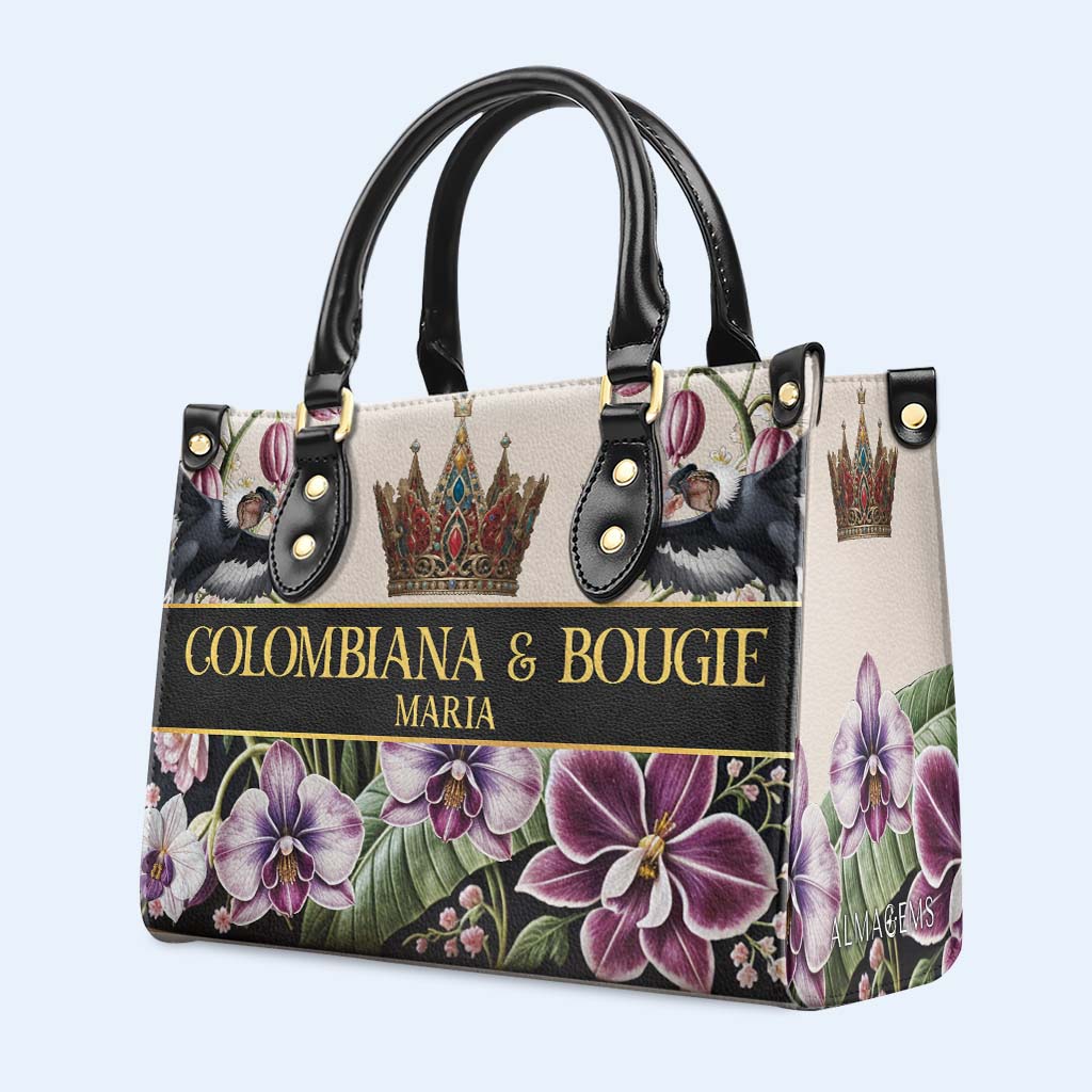 COLOMBIANA & BOUGIE - Bolso de mano personalizado en piel - LA045_HB