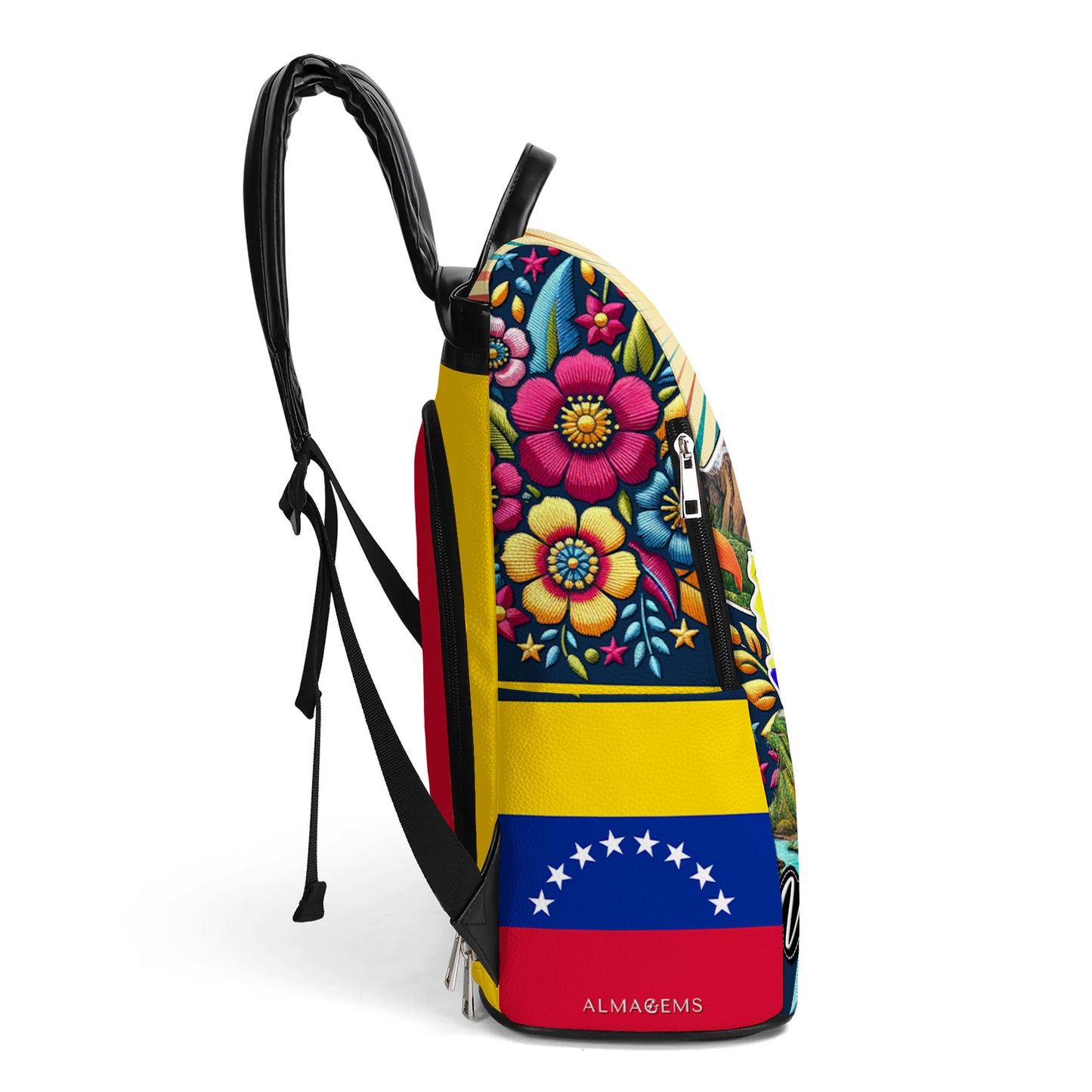 Fabriqué au Venezuela - Sac à dos en cuir personnalisé - LA046_BP