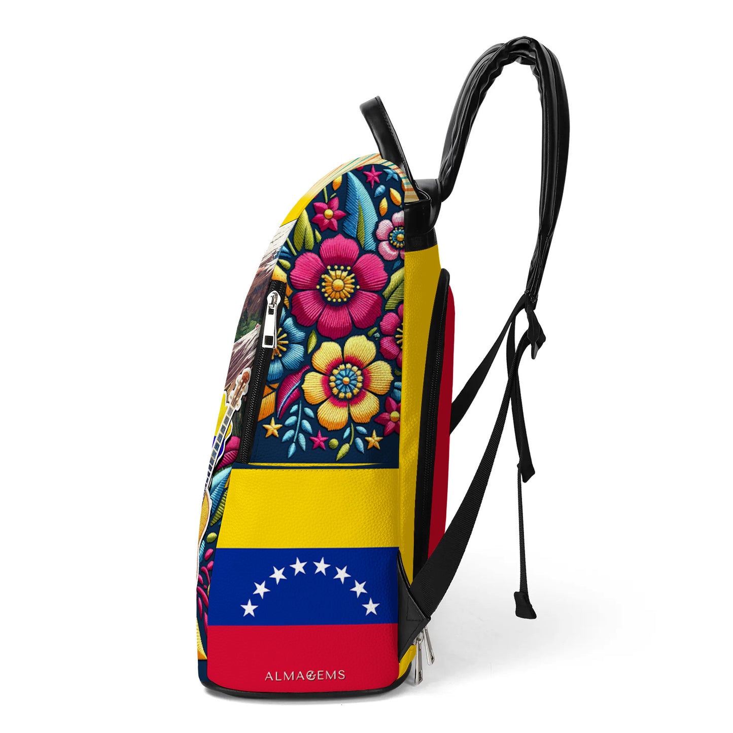 Fabriqué au Venezuela - Sac à dos en cuir personnalisé - LA046_BP
