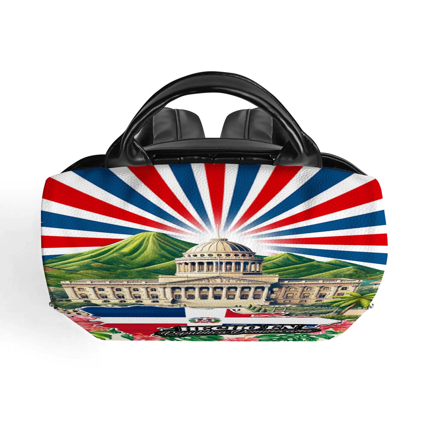 Hecho en República Dominicana - Mochila De Cuero Personalizada - LA051_BP
