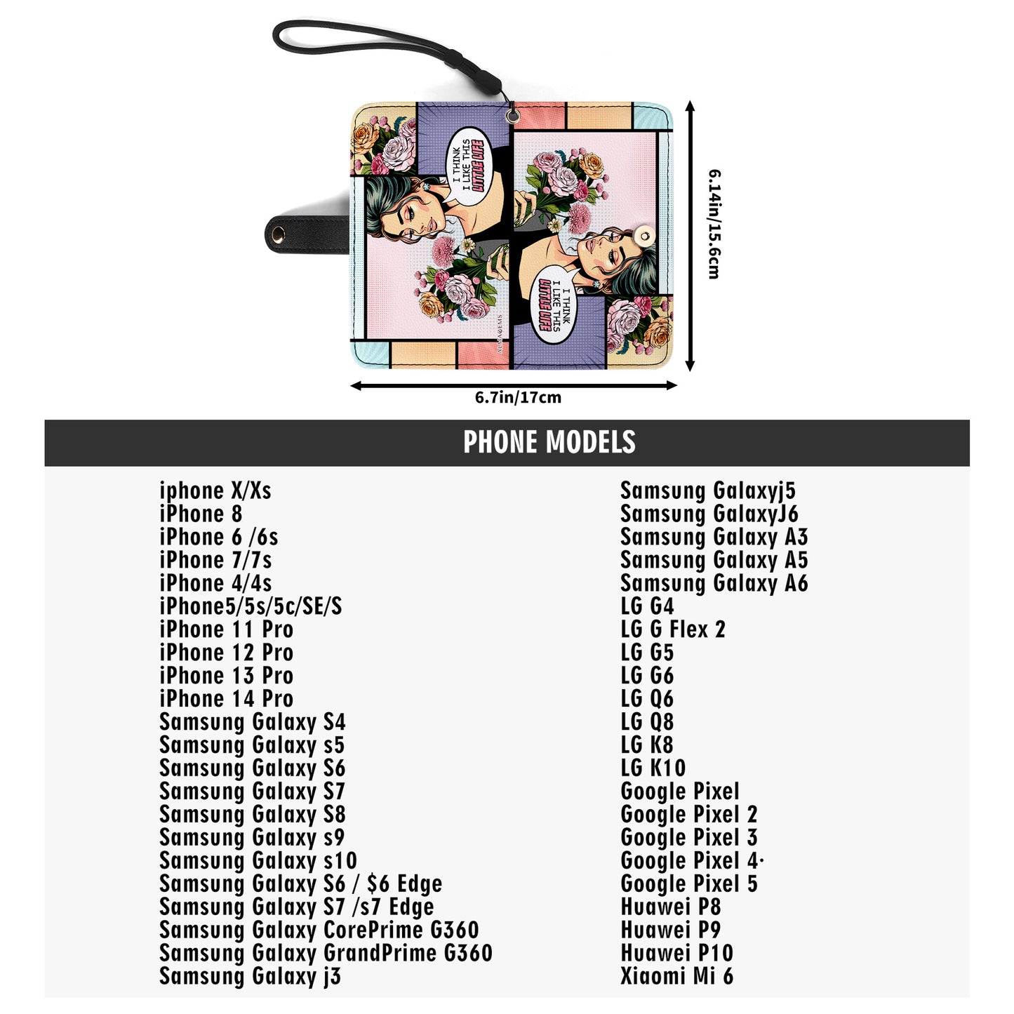 I Think I Like This Little Life - Personalized Custom Phone Leather Wallet - LL01PW
