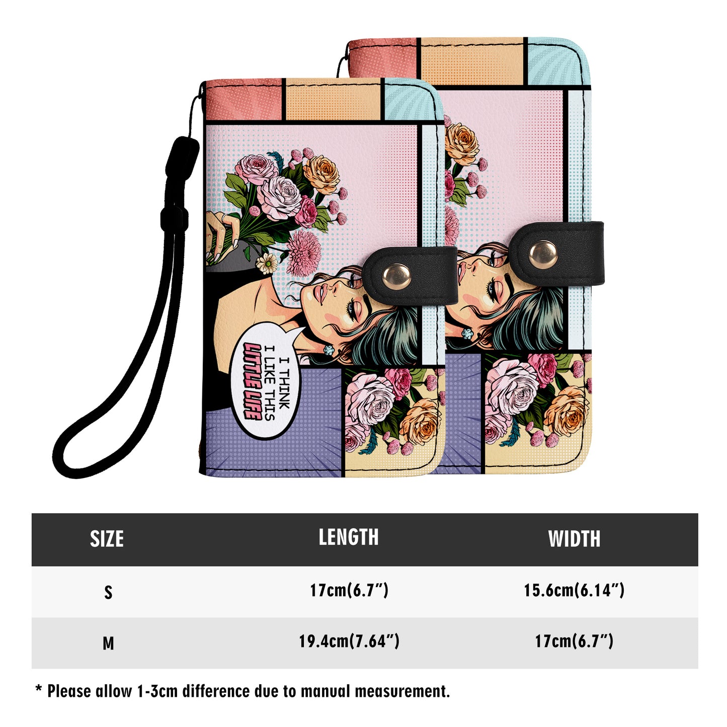 I Think I Like This Little Life - Personalized Custom Phone Leather Wallet - LL01PW
