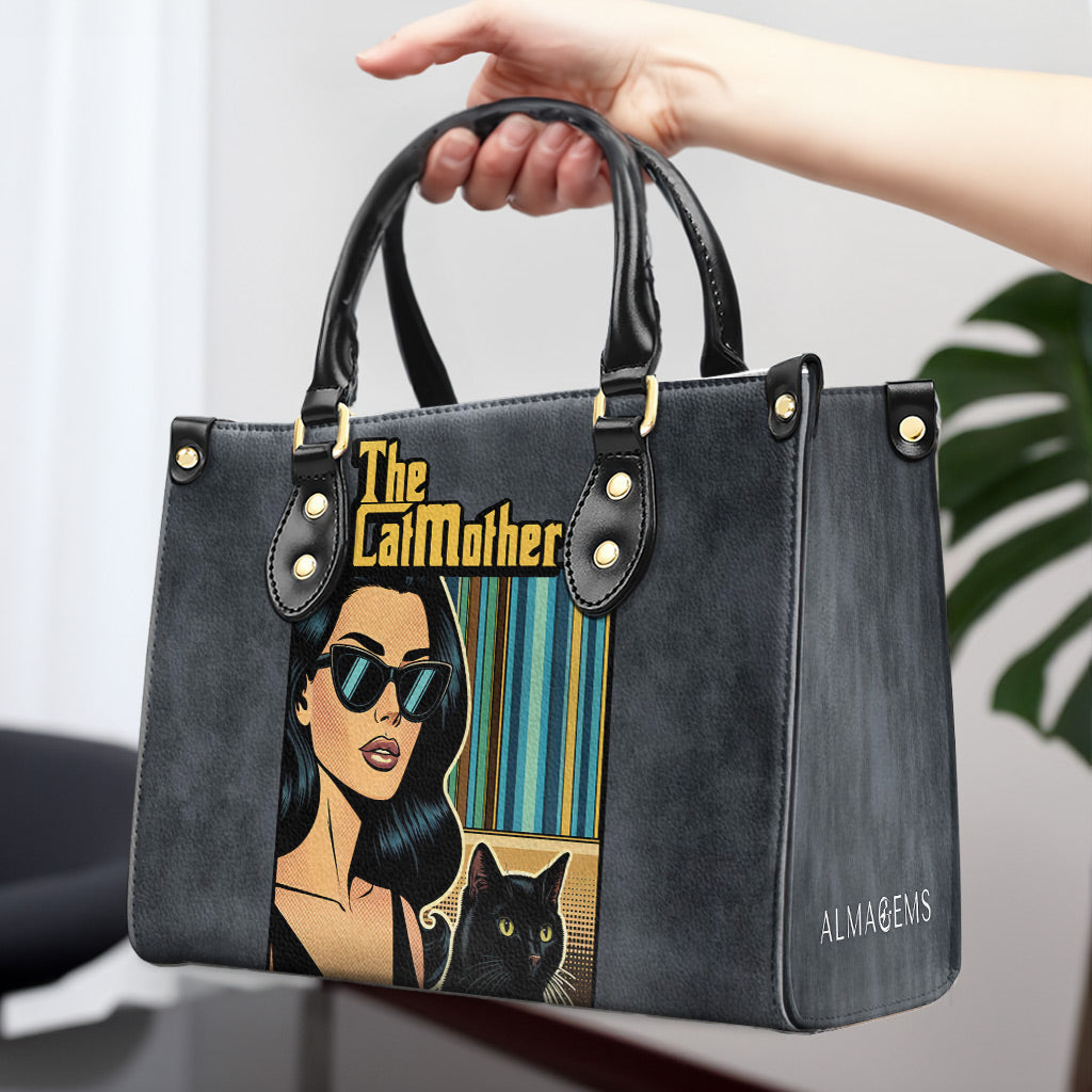 Personalice con arte y texto personalizados: su bolso de cuero exclusivo - QCUSTOM09