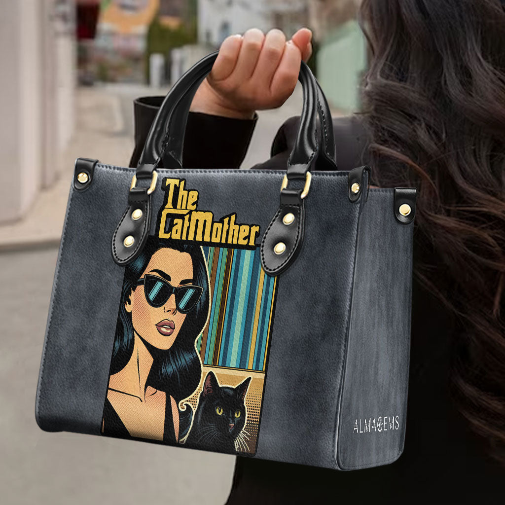 Personalice con arte y texto personalizados: su bolso de cuero exclusivo - QCUSTOM09