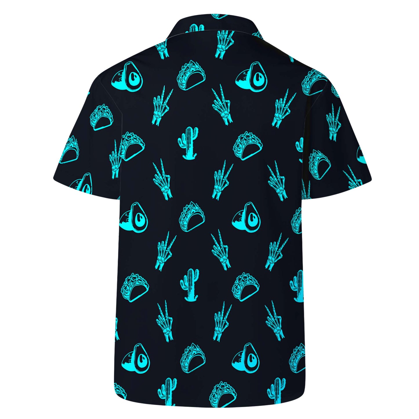 Neon Mexico Vibes - Chemise hawaïenne unisexe personnalisée - ME004_HW
