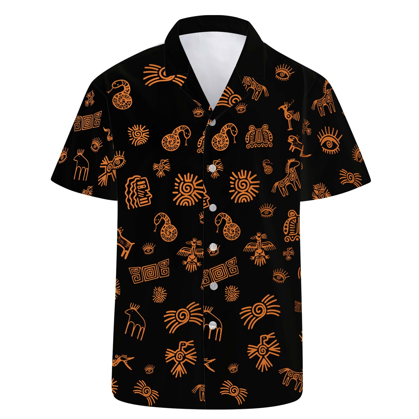 Icono de doodle: Camisa hawaiana unisex personalizada - ME005_HW