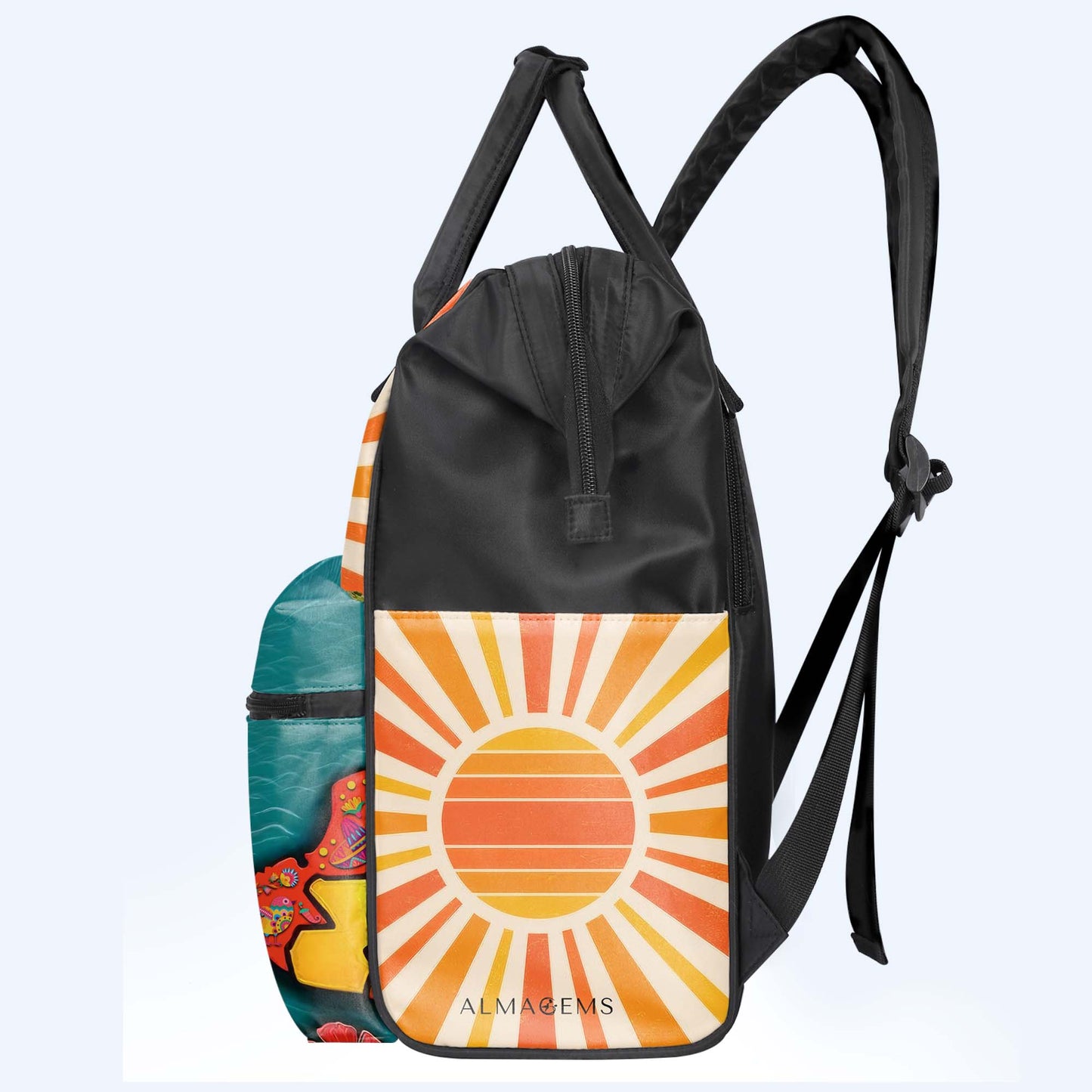 Hecho En Mexico - Personalized Custom Duckbilled Travel Backpack - ME009_DKB