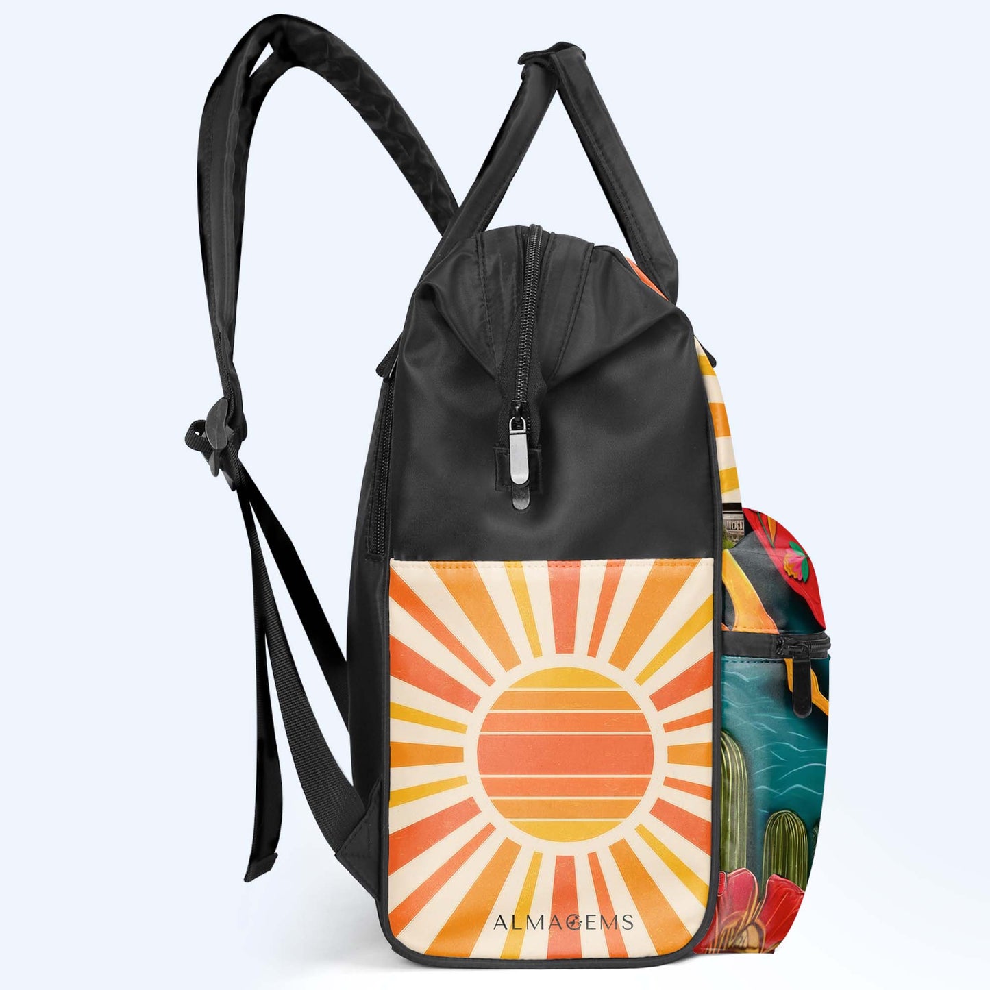 Hecho En Mexico - Personalized Custom Duckbilled Travel Backpack - ME009_DKB