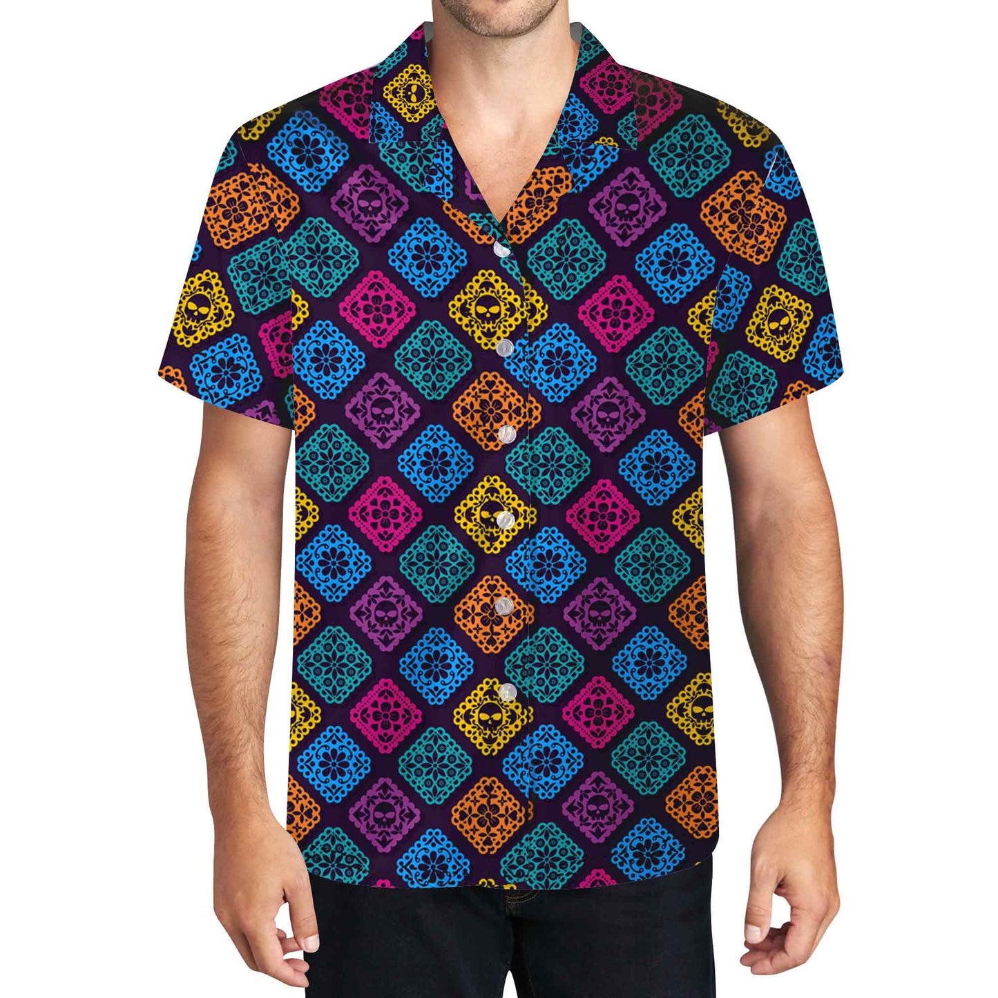 Fiesta Siesta Tequila Repeat - Chemise hawaïenne unisexe personnalisée - ME033_HW
