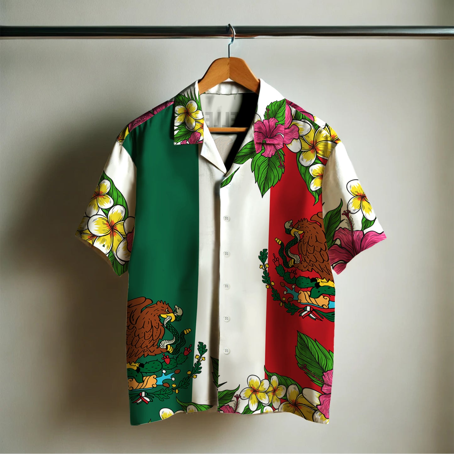 Mexellent - Chemise hawaïenne unisexe personnalisée - ME036_HW