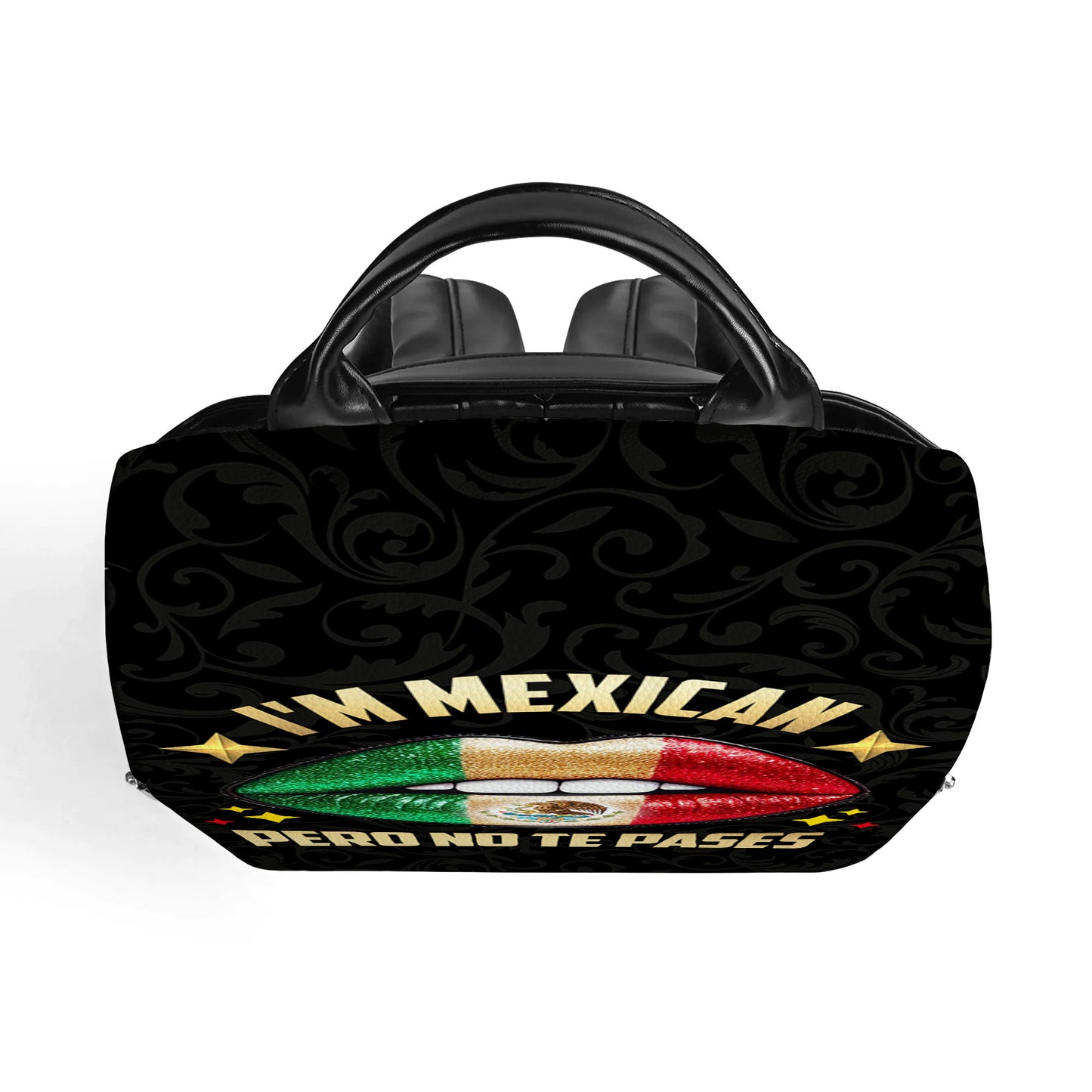 Je suis mexicain, mais je ne te laisse pas tranquille ! - Sac à dos en cuir personnalisé - ME046_BP