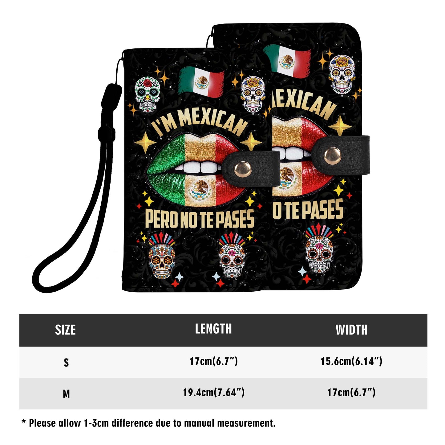 Je suis mexicain, mais je ne te laisse pas tranquille ! - Portefeuille en cuir personnalisé pour téléphone - ME046_PW