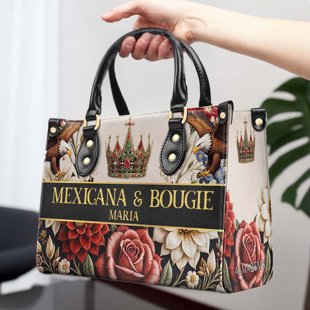 MEXICANA & BOUGIE - Sac à main en cuir personnalisé - ME049_HB
