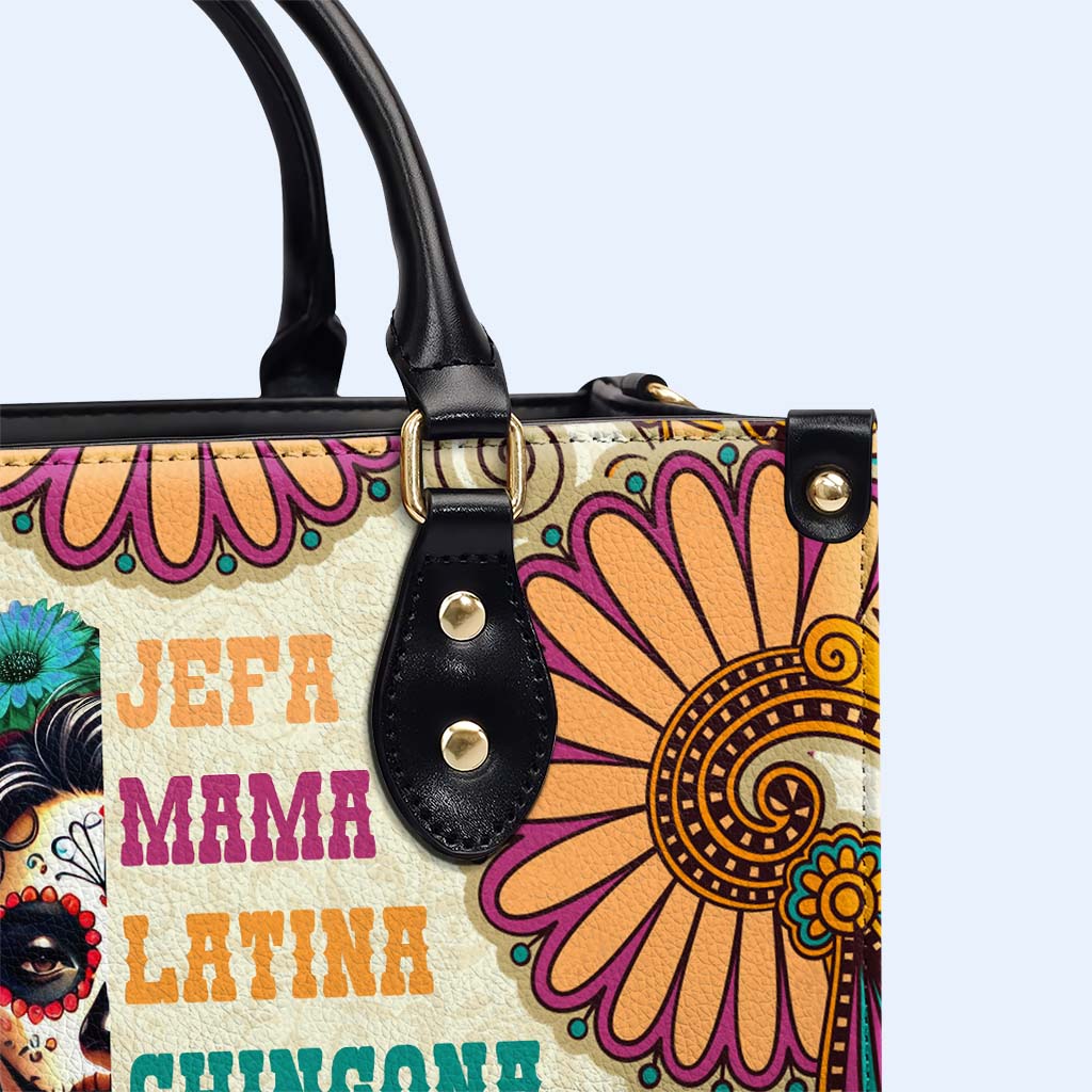 JEFA. MAMA. LATINA - Sac à main en cuir personnalisé - ME061_HB