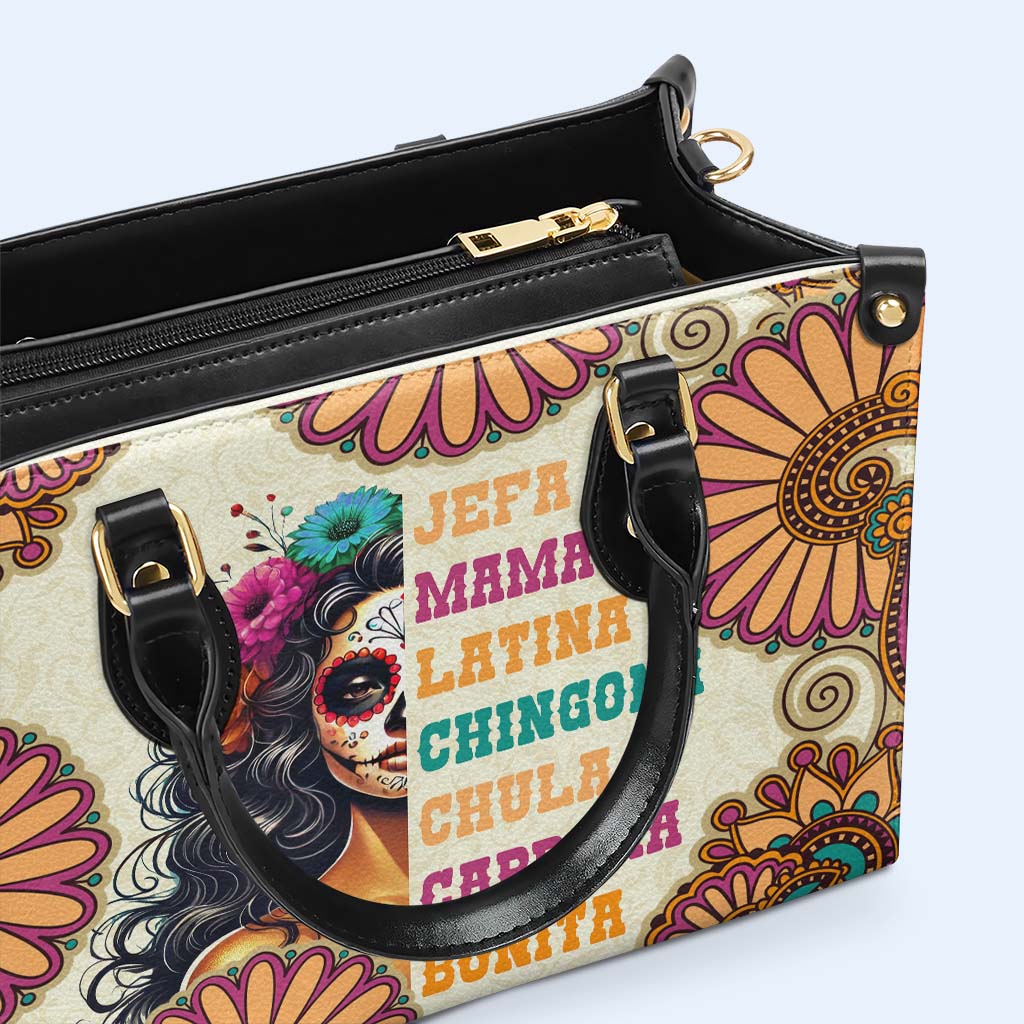 JEFA. MAMA. LATINA - Sac à main en cuir personnalisé - ME061_HB