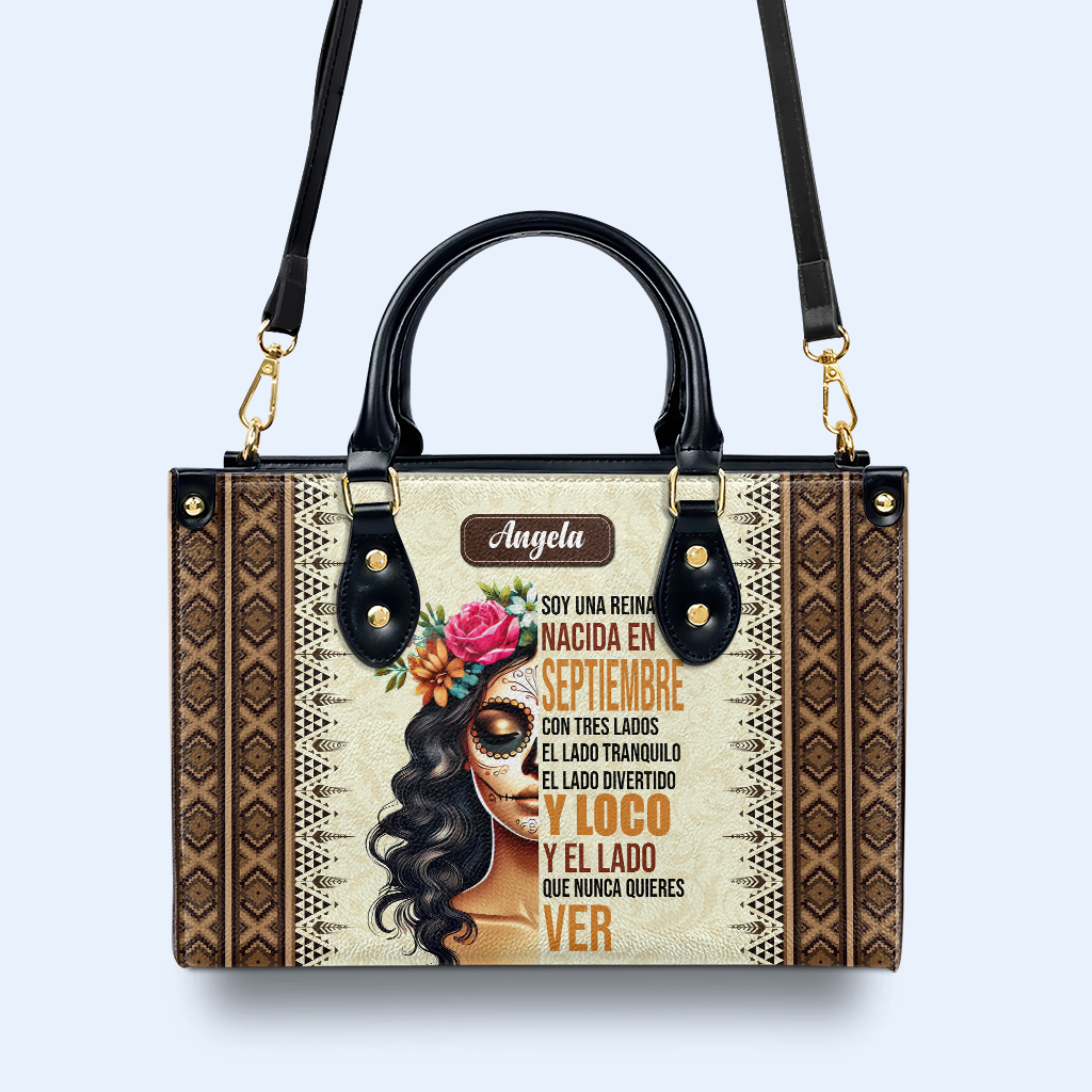 Je suis une reine - Sac à main en cuir personnalisé - ME062_HB