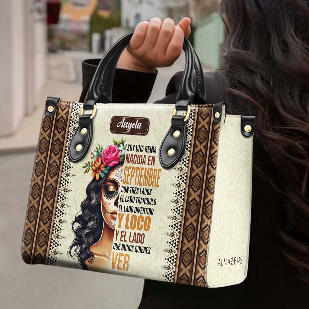 Je suis une reine - Sac à main en cuir personnalisé - ME062_HB
