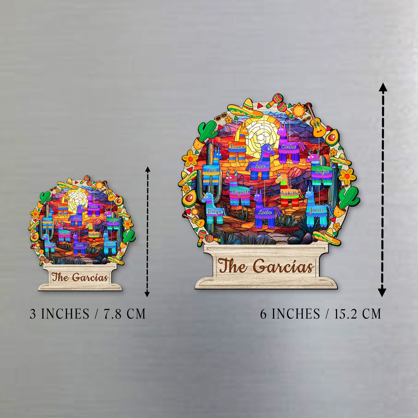 Welcome To Our Colorful Home Magnet