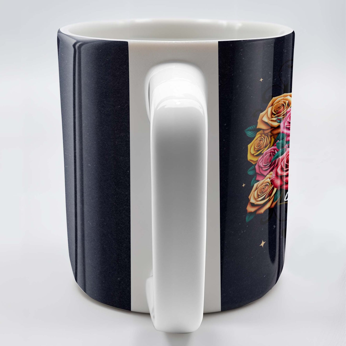 Hija De Dios Mujer De Fe Guerrera De Cristo Sugar Skull And Roses Mug