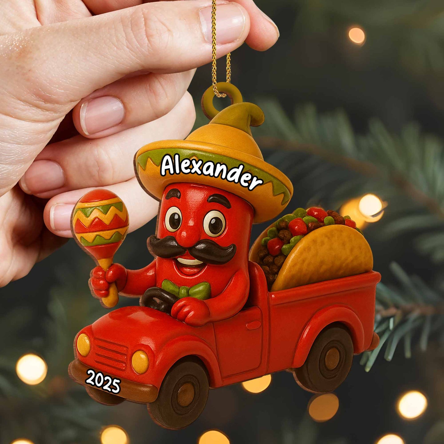 Celebrate Vibrant Traditions With Cartoon Chili In Red Truck