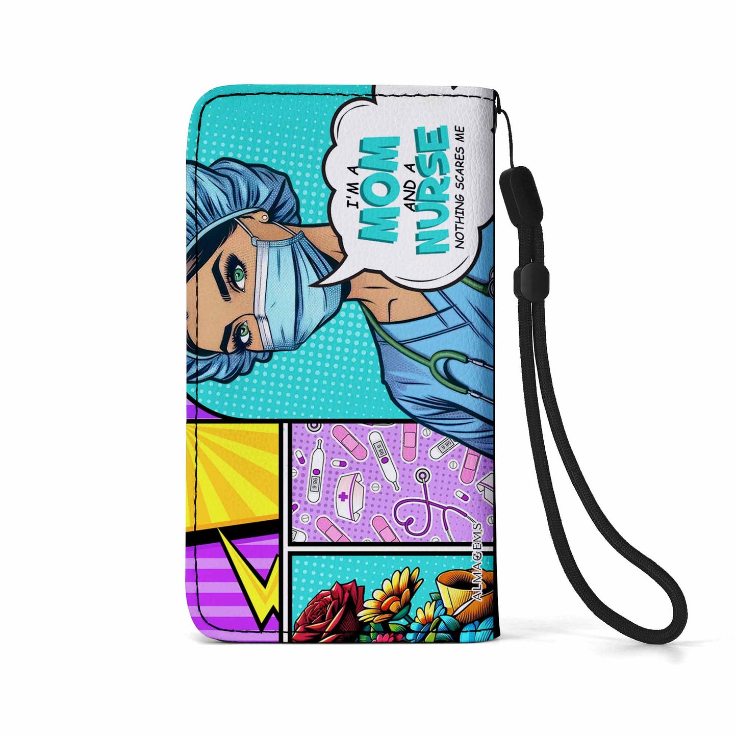 Custom Name And Title "I'm A Mom And..." - Personalized Custom Phone Leather Wallet - MM01PW
