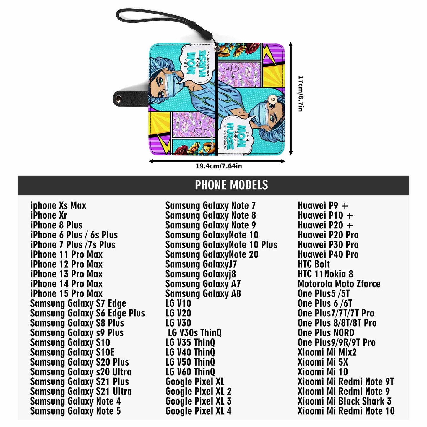 Custom Name And Title "I'm A Mom And..." - Personalized Custom Phone Leather Wallet - MM01PW