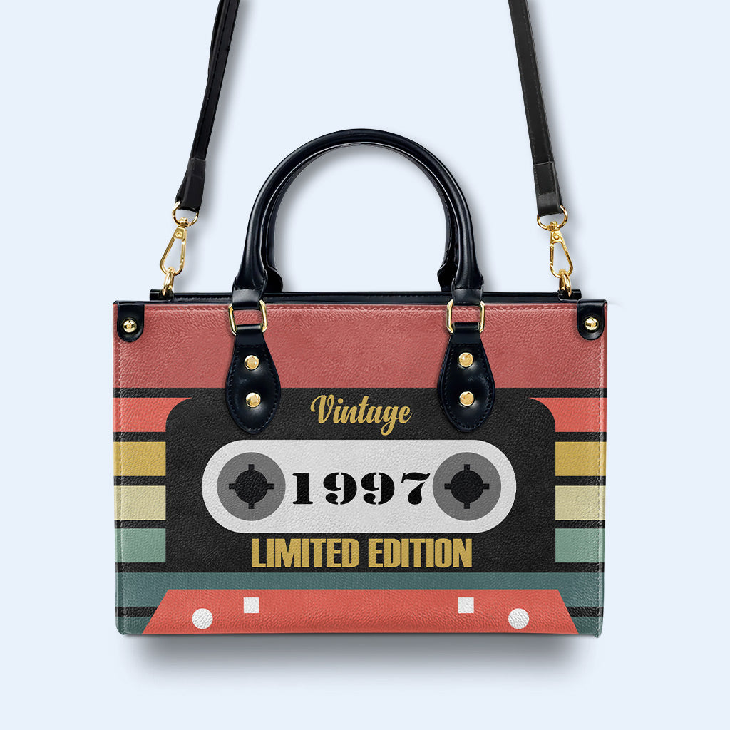 Bolso de mano de cuero personalizado de edición limitada vintage - MM08V
