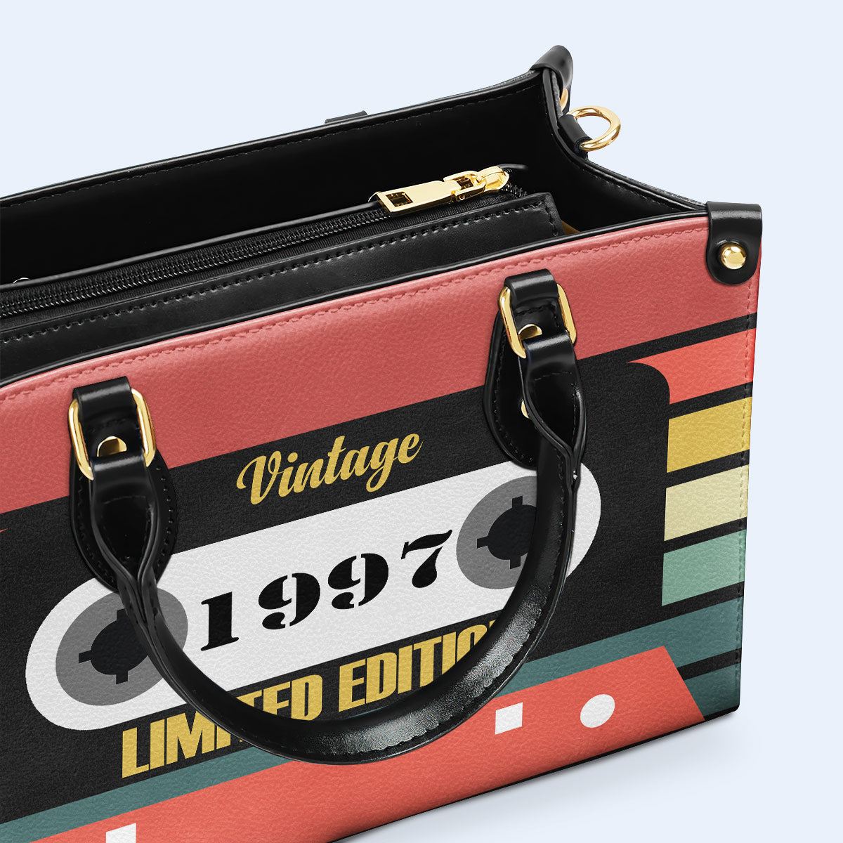 Bolso de mano de cuero personalizado de edición limitada vintage - MM08V
