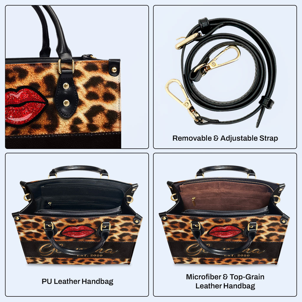 Glamma - Bolso de mano de piel personalizado - MM09