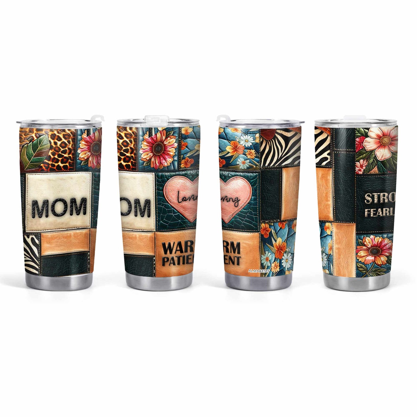 Maman - Gobelet personnalisé en acier inoxydable 20 oz 30 oz - MM13TB