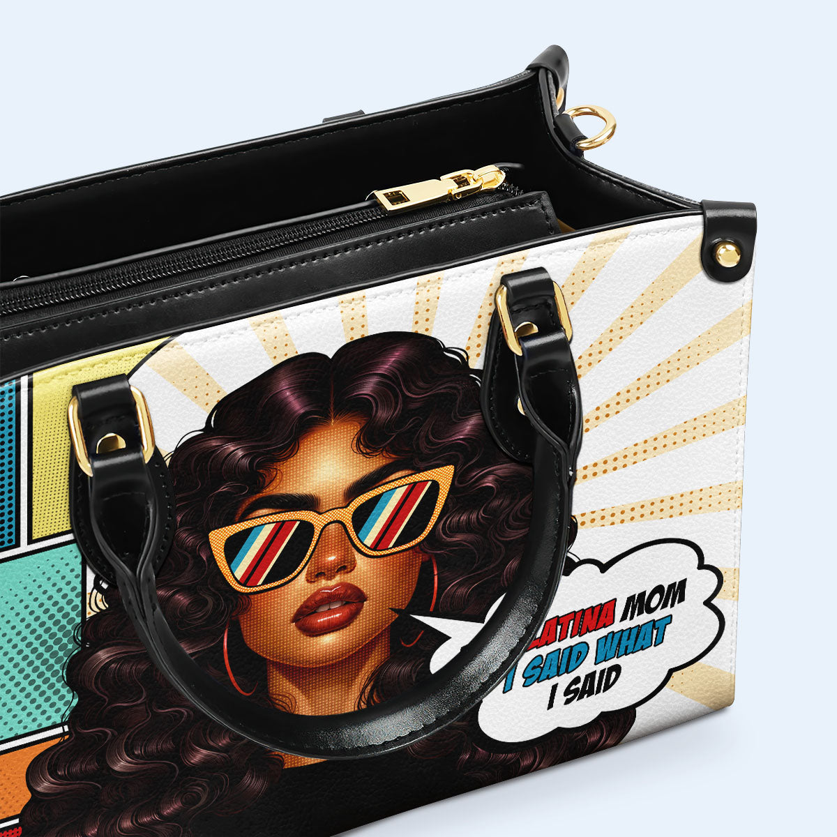 Latina Mom - Sac à main en cuir personnalisé - MM20