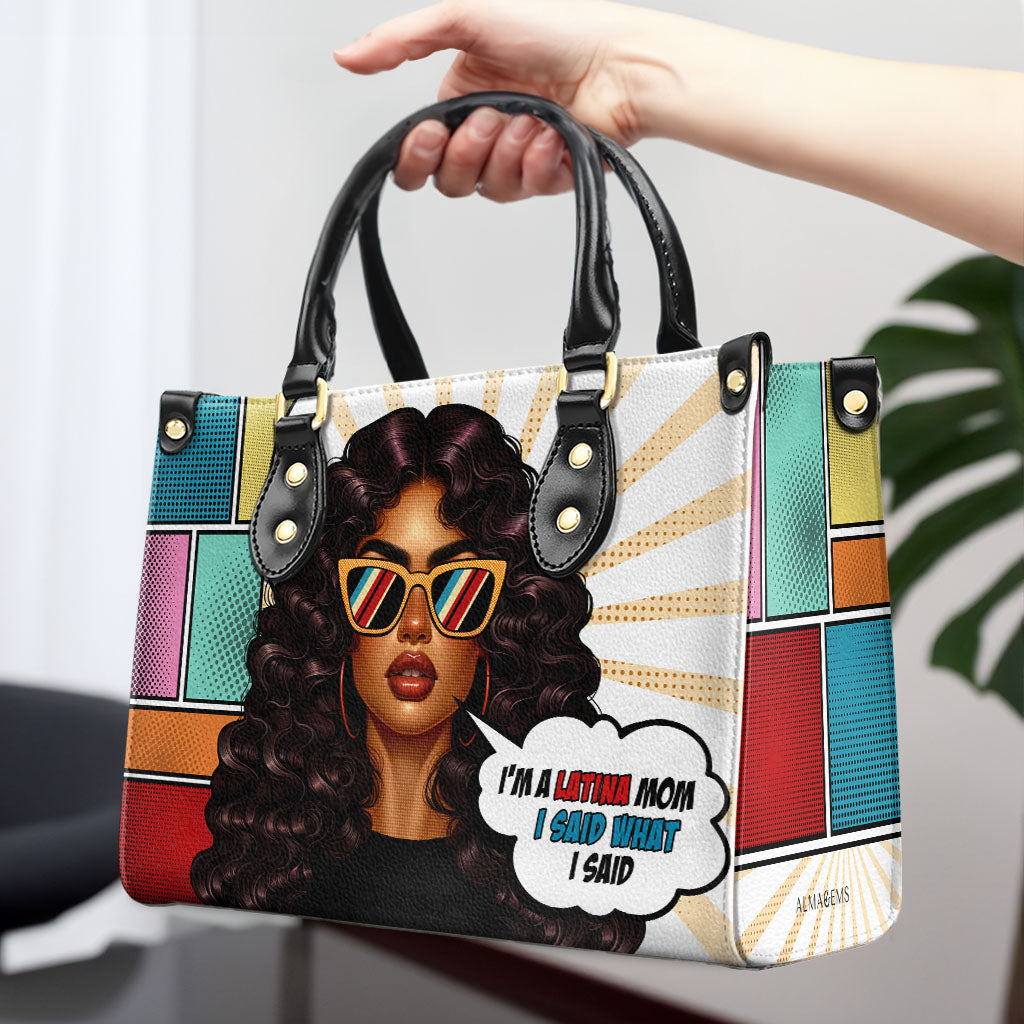 Latina Mom - Sac à main en cuir personnalisé - MM20