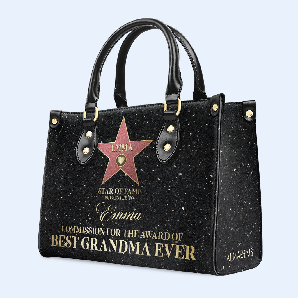 Star Of Fame - Personalized Custom Leather Handbag - MM26