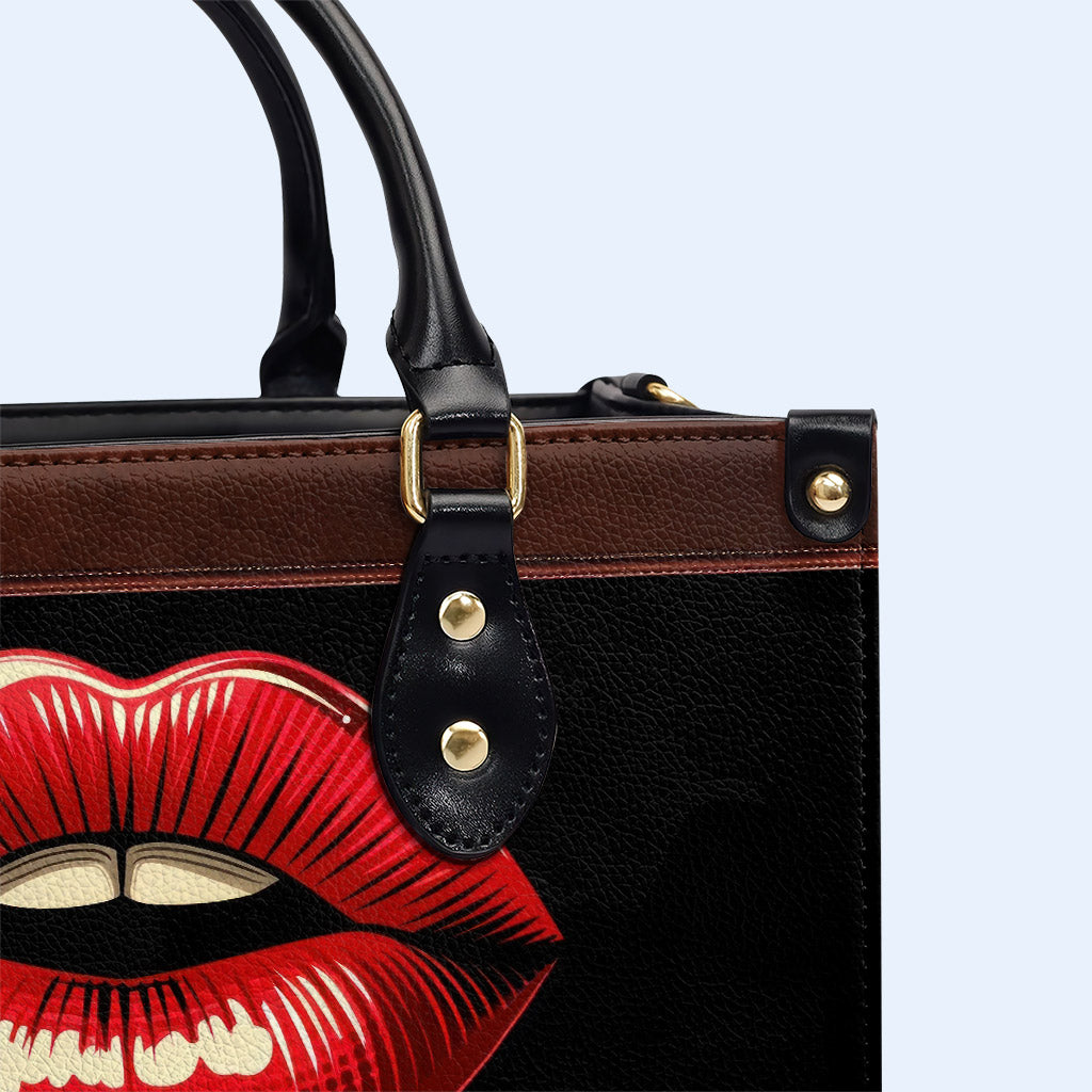 Las mejores mamás - Bolso de mano de cuero personalizado - MM31