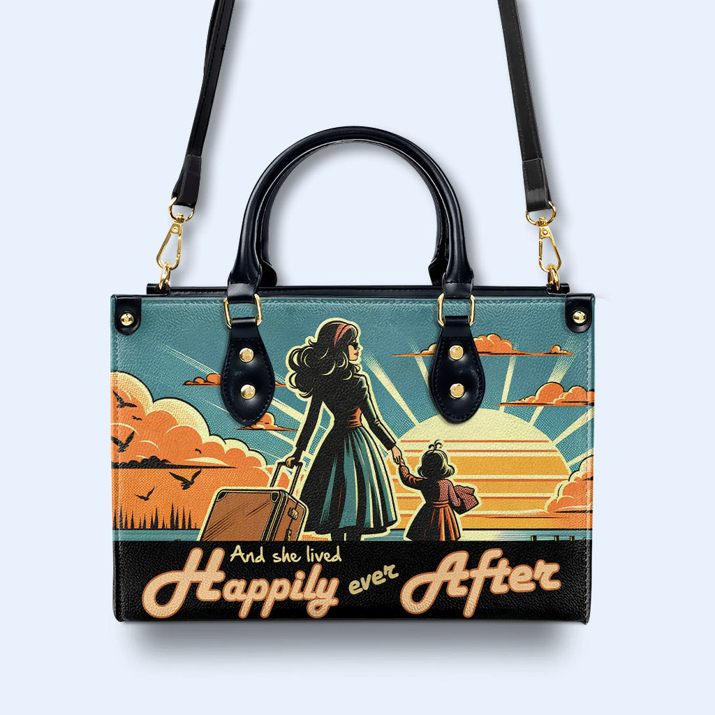 Et elle vécut heureuse pour toujours - Sac à main en cuir personnalisé - MM33