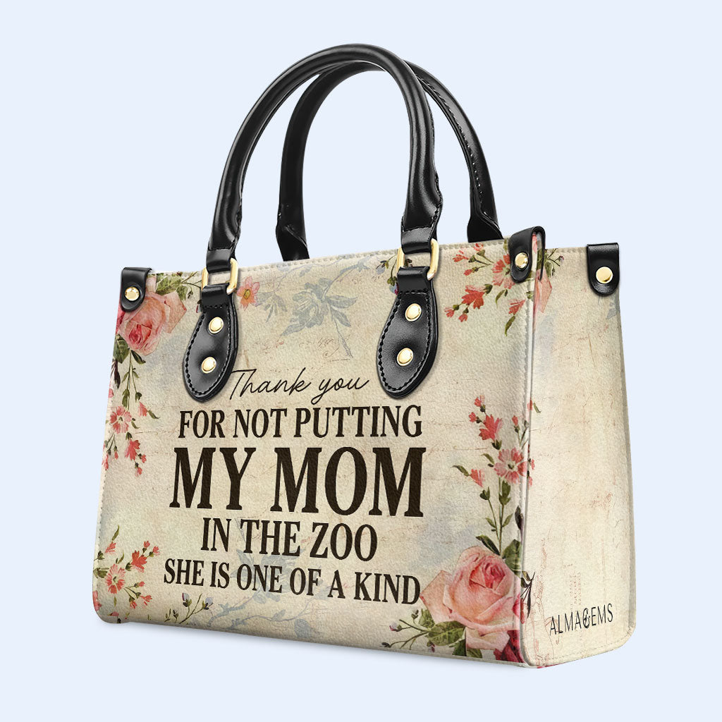 Elle est unique en son genre - Sac à main en cuir personnalisé - MM35