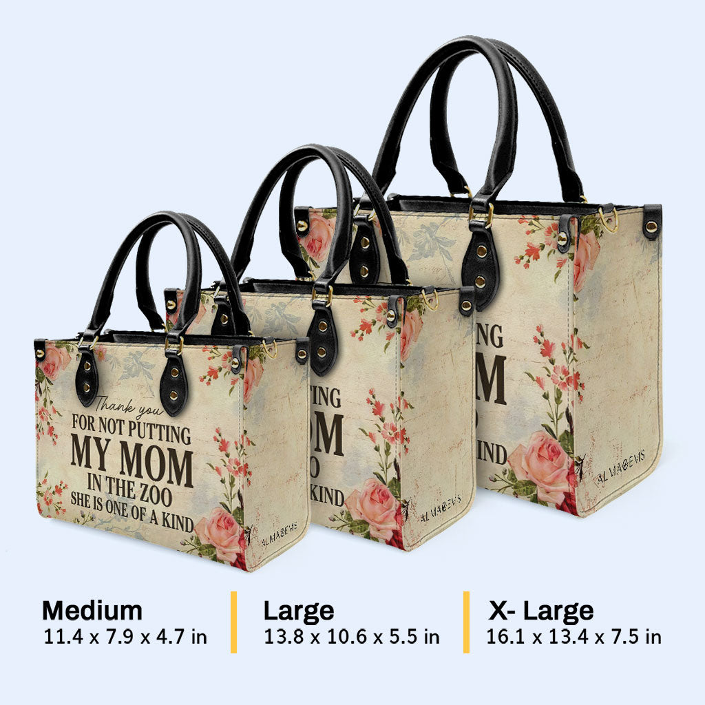 Elle est unique en son genre - Sac à main en cuir personnalisé - MM35