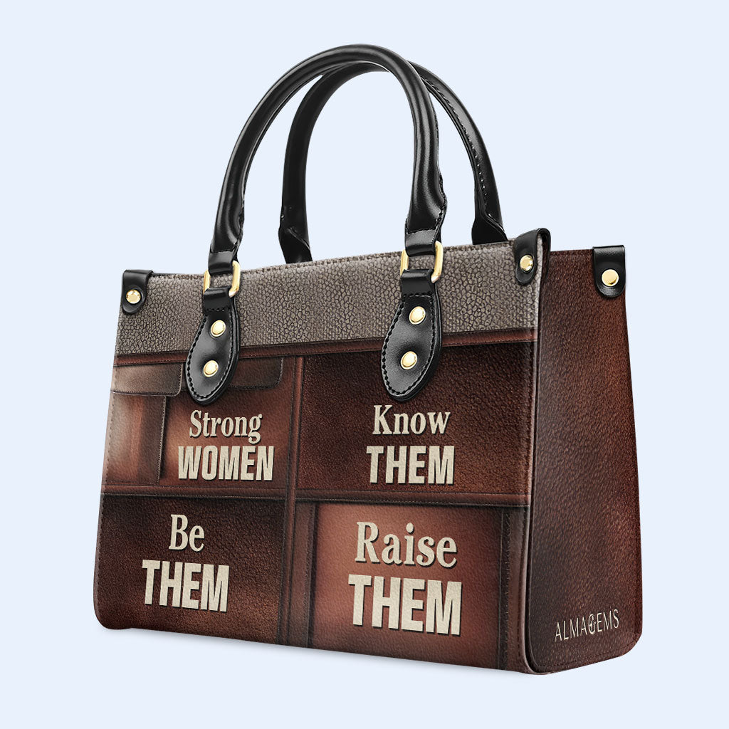 Femmes fortes - Sac à main en cuir personnalisé - MM36