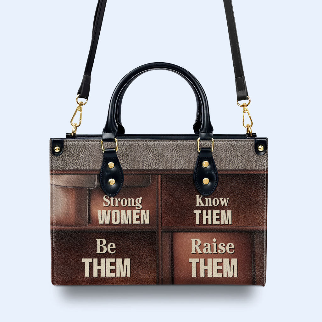 Femmes fortes - Sac à main en cuir personnalisé - MM36