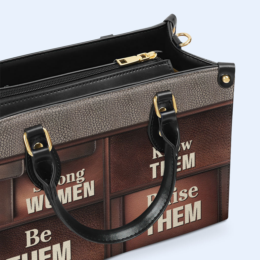 Femmes fortes - Sac à main en cuir personnalisé - MM36