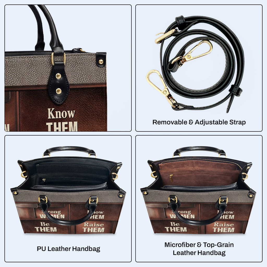 Femmes fortes - Sac à main en cuir personnalisé - MM36