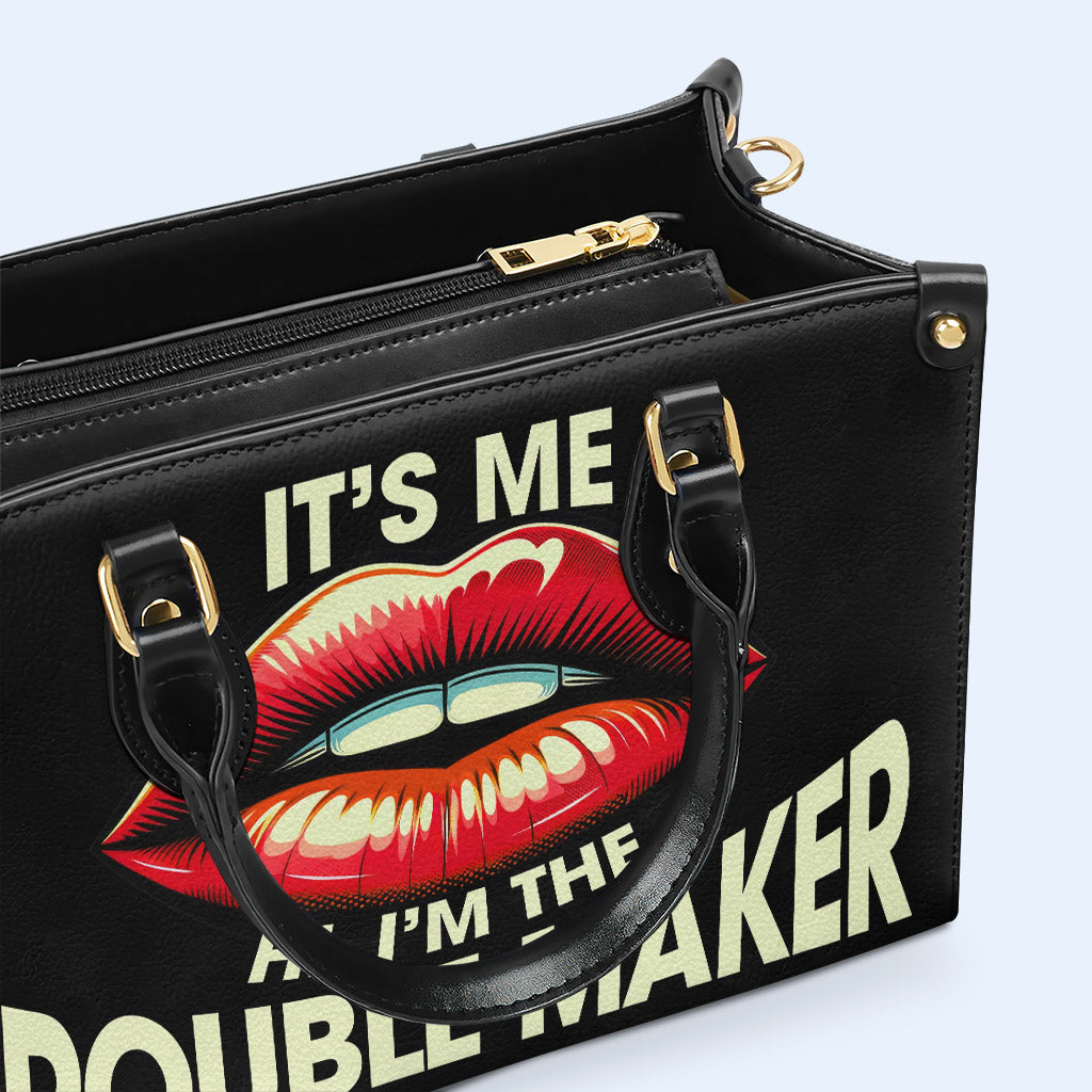Trouble Maker - Bolso de mano de cuero personalizado - DB41