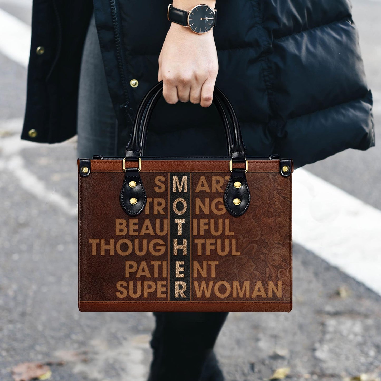 Madre - Bolso de mano de piel personalizado - MM43