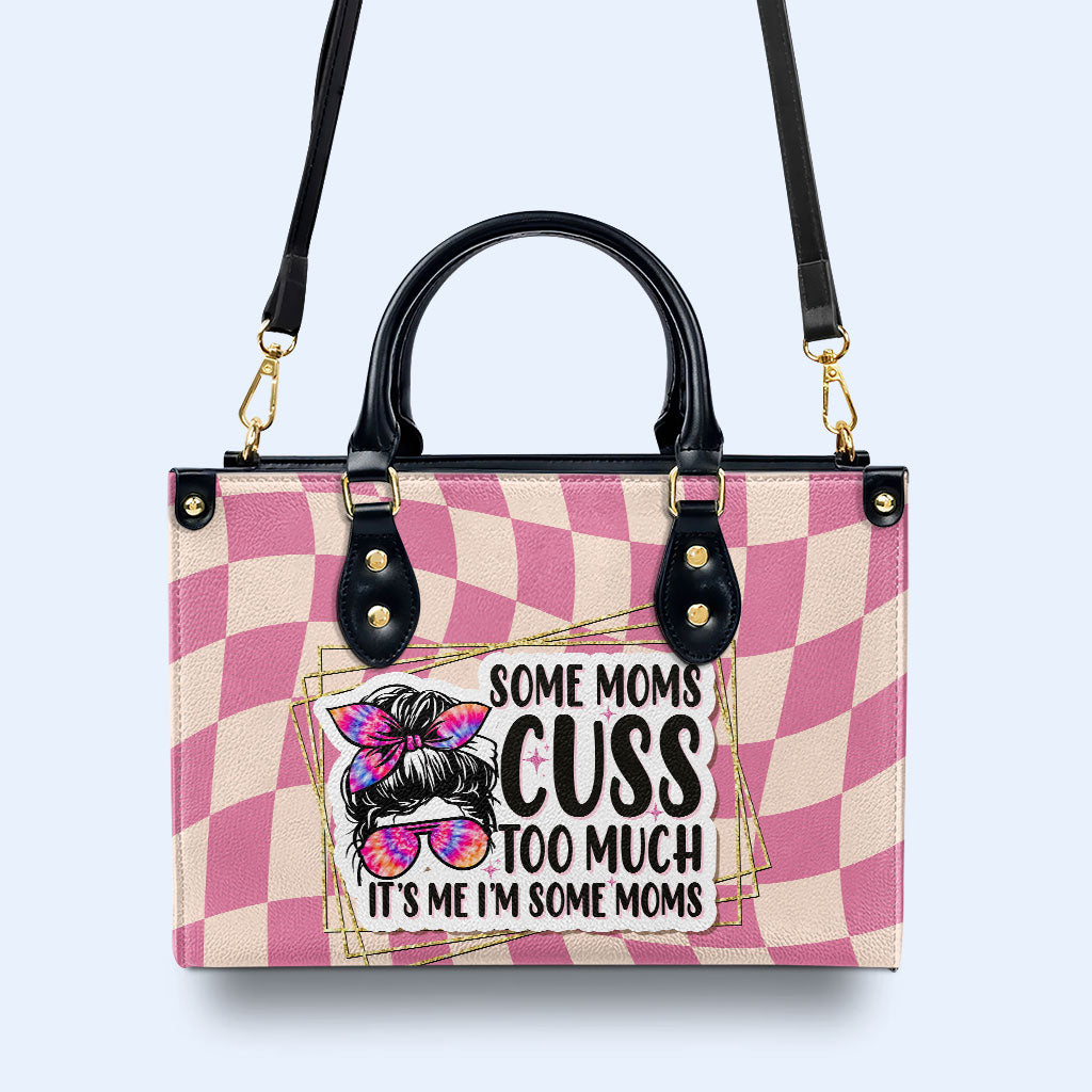 Je suis une maman - Sac à main en cuir personnalisé - MM49