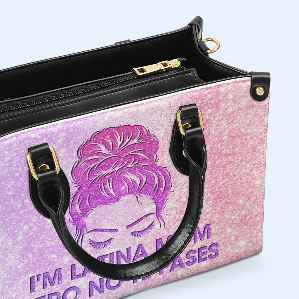 Latina Mom Pero No Te Pases - Bolso de Cuero - MM51