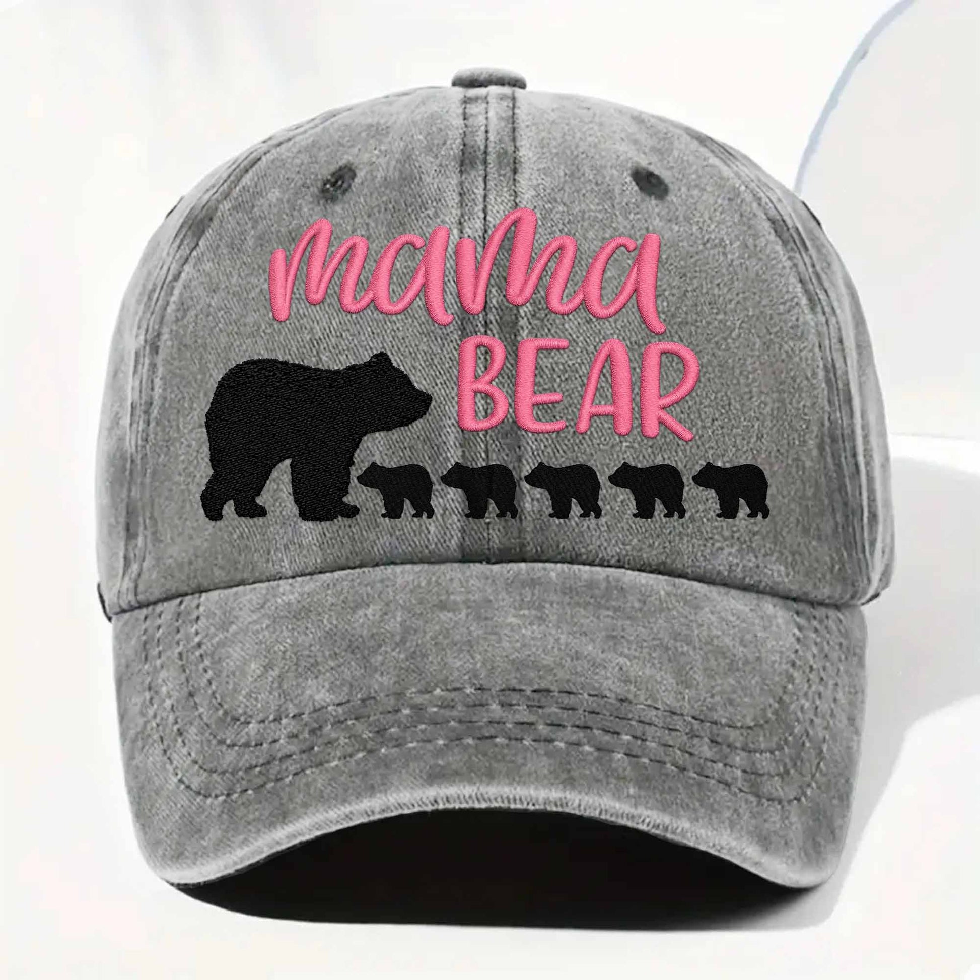 Mama Bear With Her Cubs