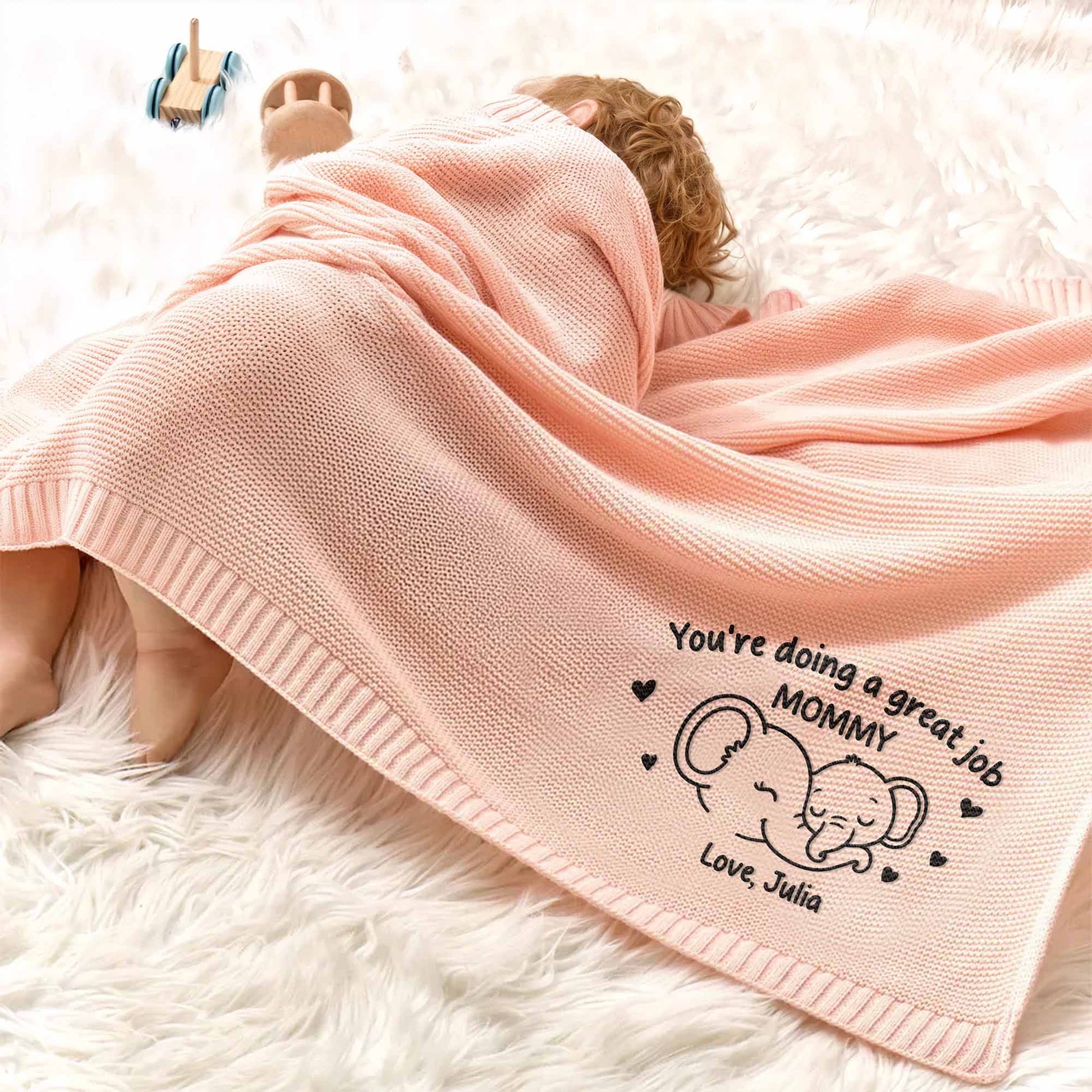 You're Doing A Great Job, MOMMY, Elephant and Hearts