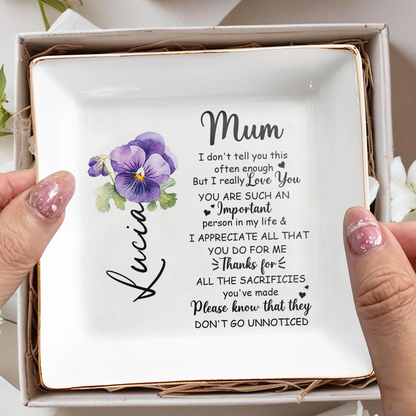 Mum, Thank You For Your Love And Sacrifices